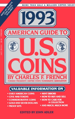 1993 American Guide to U.S. Coins book cover with red and white design