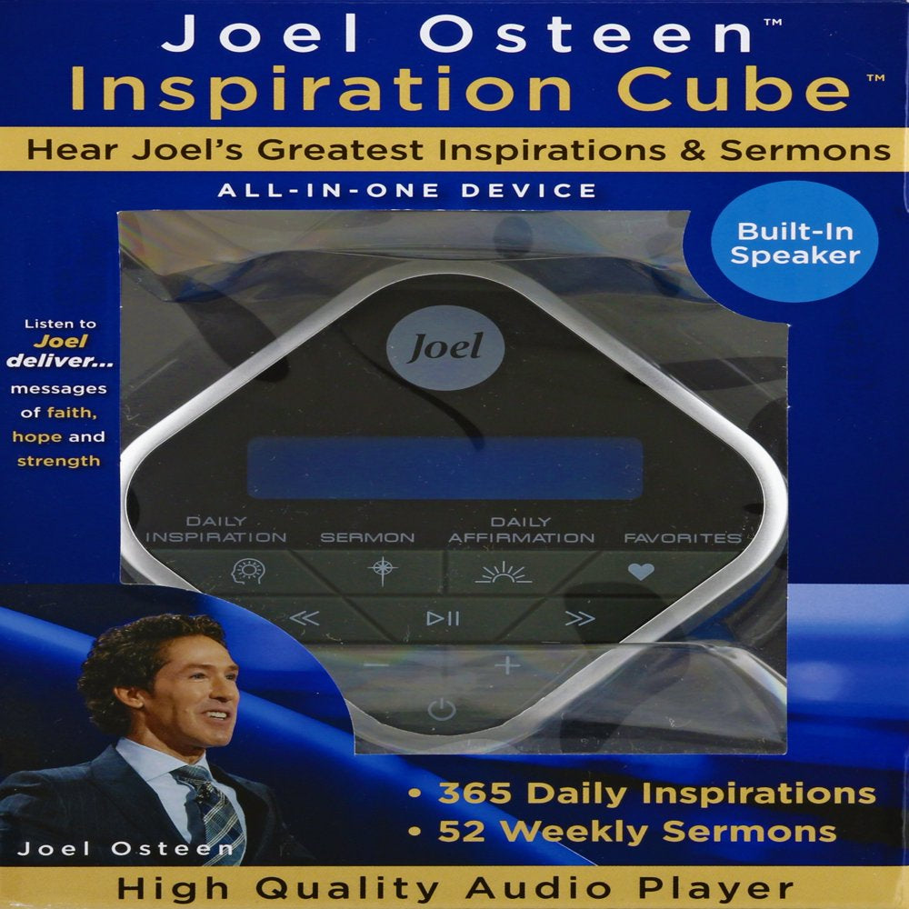 Inspiration Audio Cube with 52 Sermons. 365 Inspirations