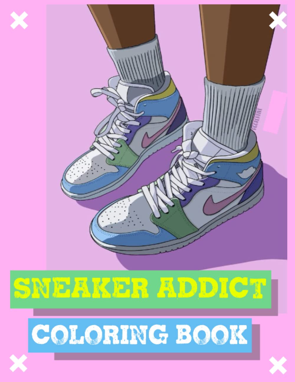 Sneaker Addict Coloring Book