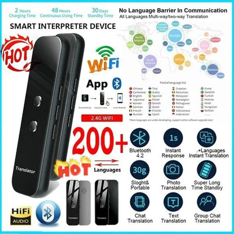Rosetta Decree Real Time Instant Translator-Handheld Travel Translation Device