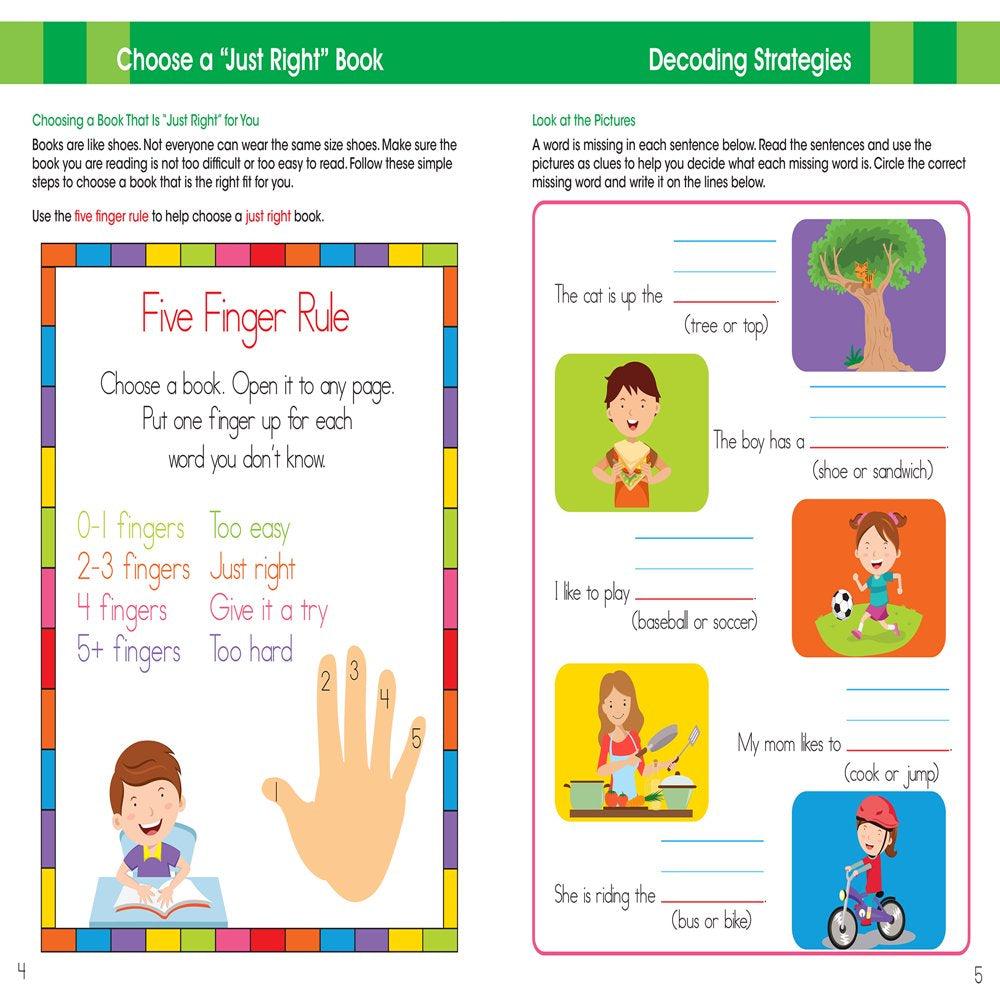 Ready to Learn: First Grade Reading Workbook