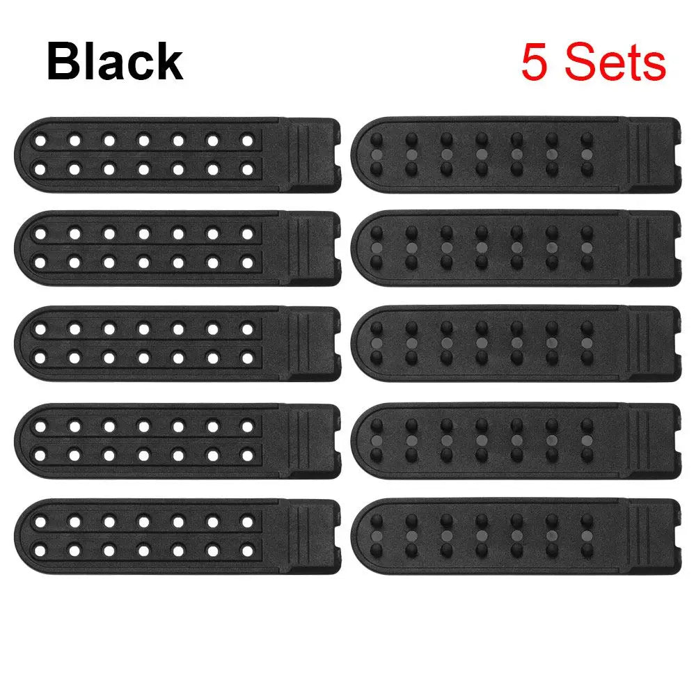 5-piece Pack Snapback Strap Replacement Alternate Snap Buckle Bands | Color Swap Straps for Caps & Snapbacks