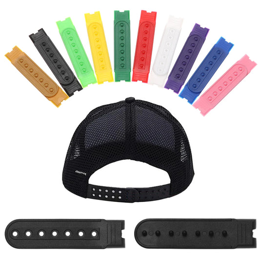 5-piece Pack Snapback Strap Replacement Alternate Snap Buckle Bands | Color Swap Straps for Caps & Snapbacks