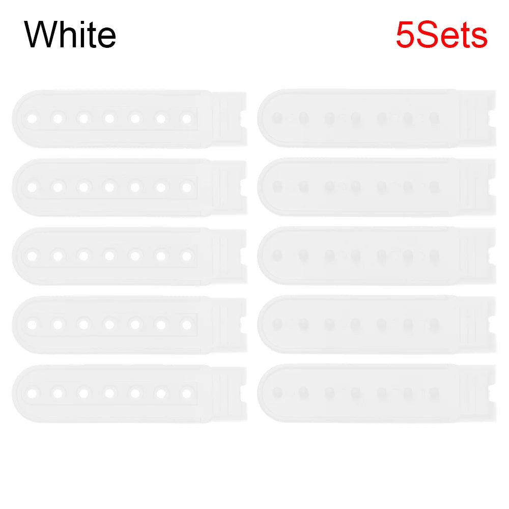 5-piece Pack Snapback Strap Replacement Alternate Snap Buckle Bands | Color Swap Straps for Caps & Snapbacks