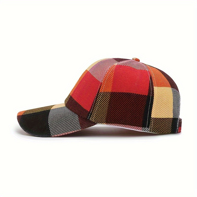 Powerful Patterned Luxury Designer Checkered Clan Cap