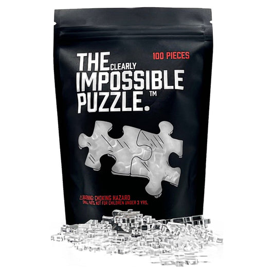 THE clearly IMPOSSIBLE PUZZLE "Do You Dare To Try?" Advanced Puzzle (100 Piece) 