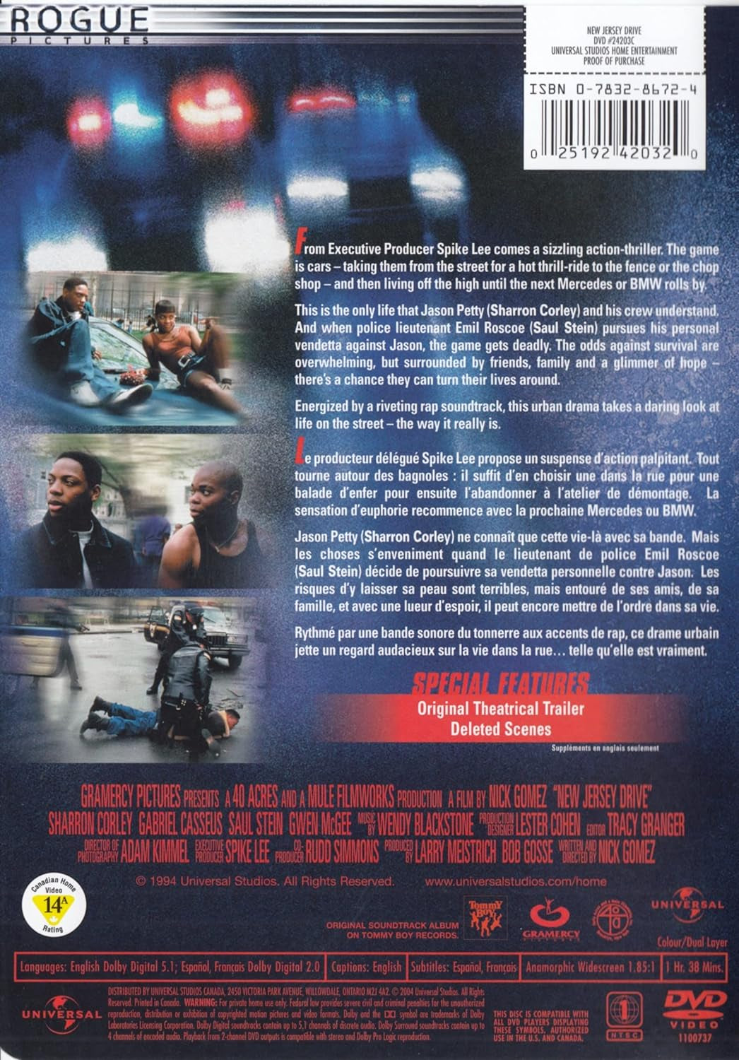 New Jersey Drive || DVD Film || Crime-Drama Classic || Movies & Films