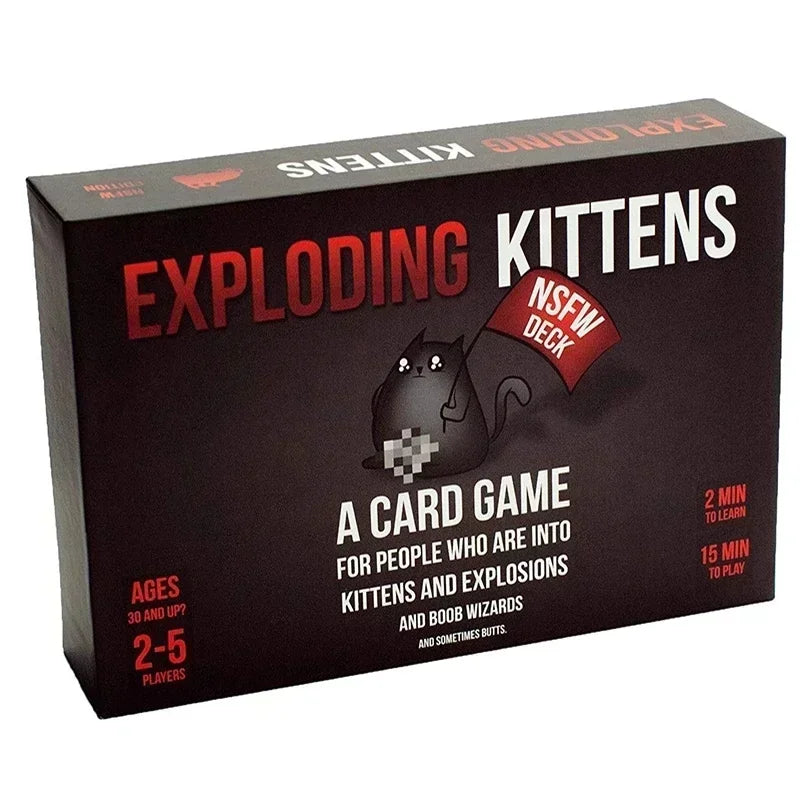 Zombie Kitten Explosion Kitten Family Gathering Board Game Fun Adult and Children'S Toy Card Game Suitable as a Gift