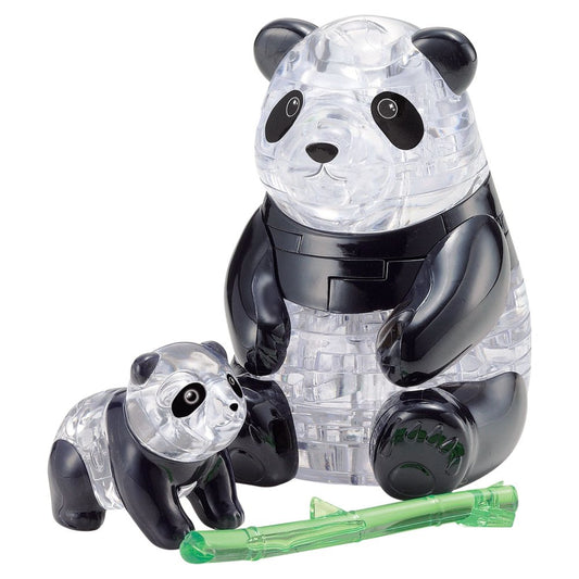 BePuzzled Original 3D Crystal "Panda and Baby" Puzzle