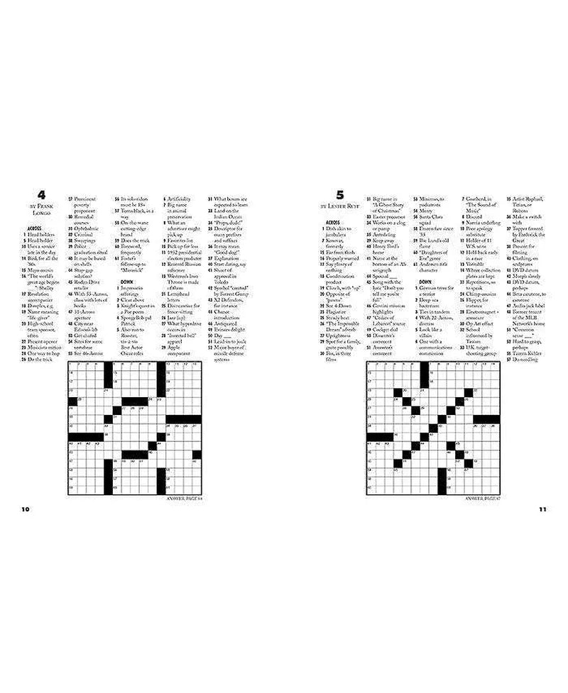 Hard as a Rock Crosswords- Super Hard by Stanley Newman