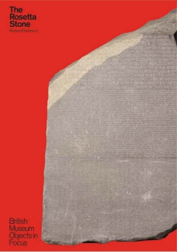 Book cover of "The Rosetta Stone" on a red background with 'The Rosetta Stone' text.