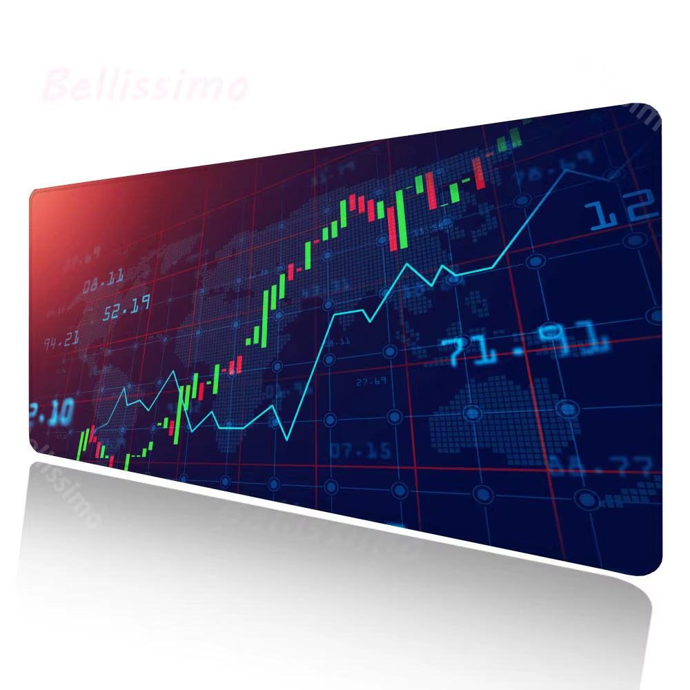 Investor Stock Market Sidekick: Chart Pattern Mouse Pad Reference