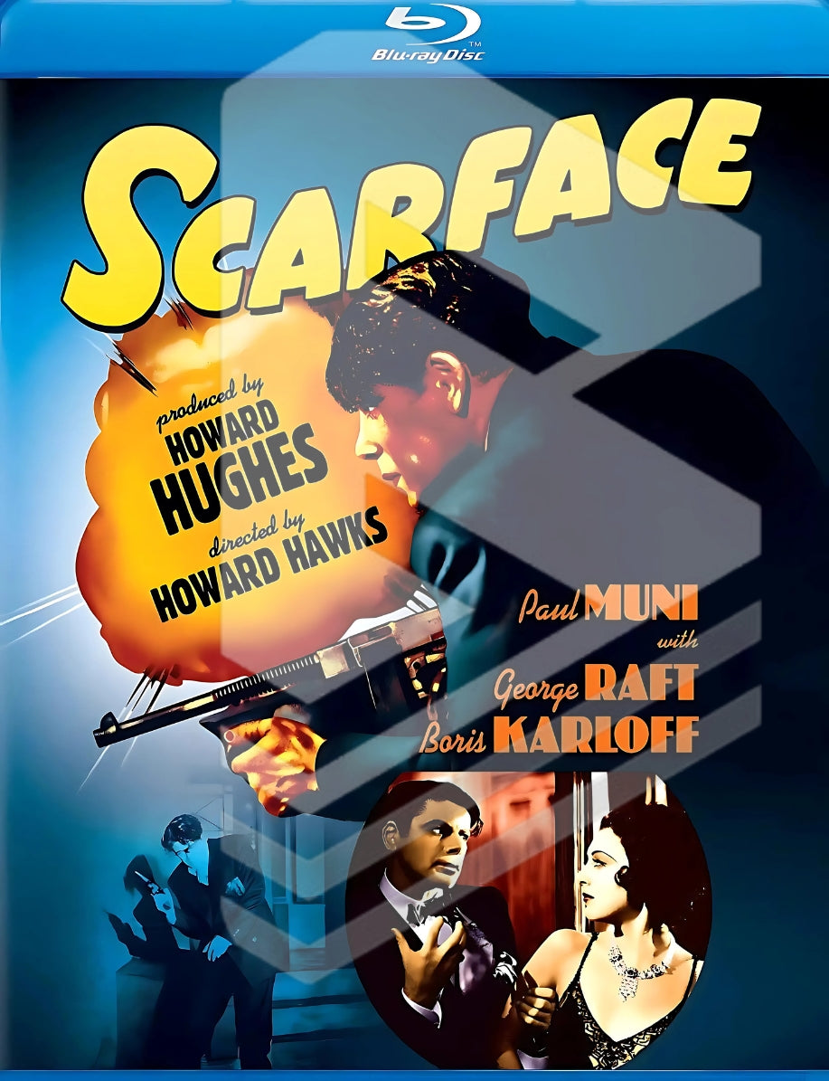 Scarface Blu-Ray Film Starring Paul Muni || Howard Hughes 1932 Film