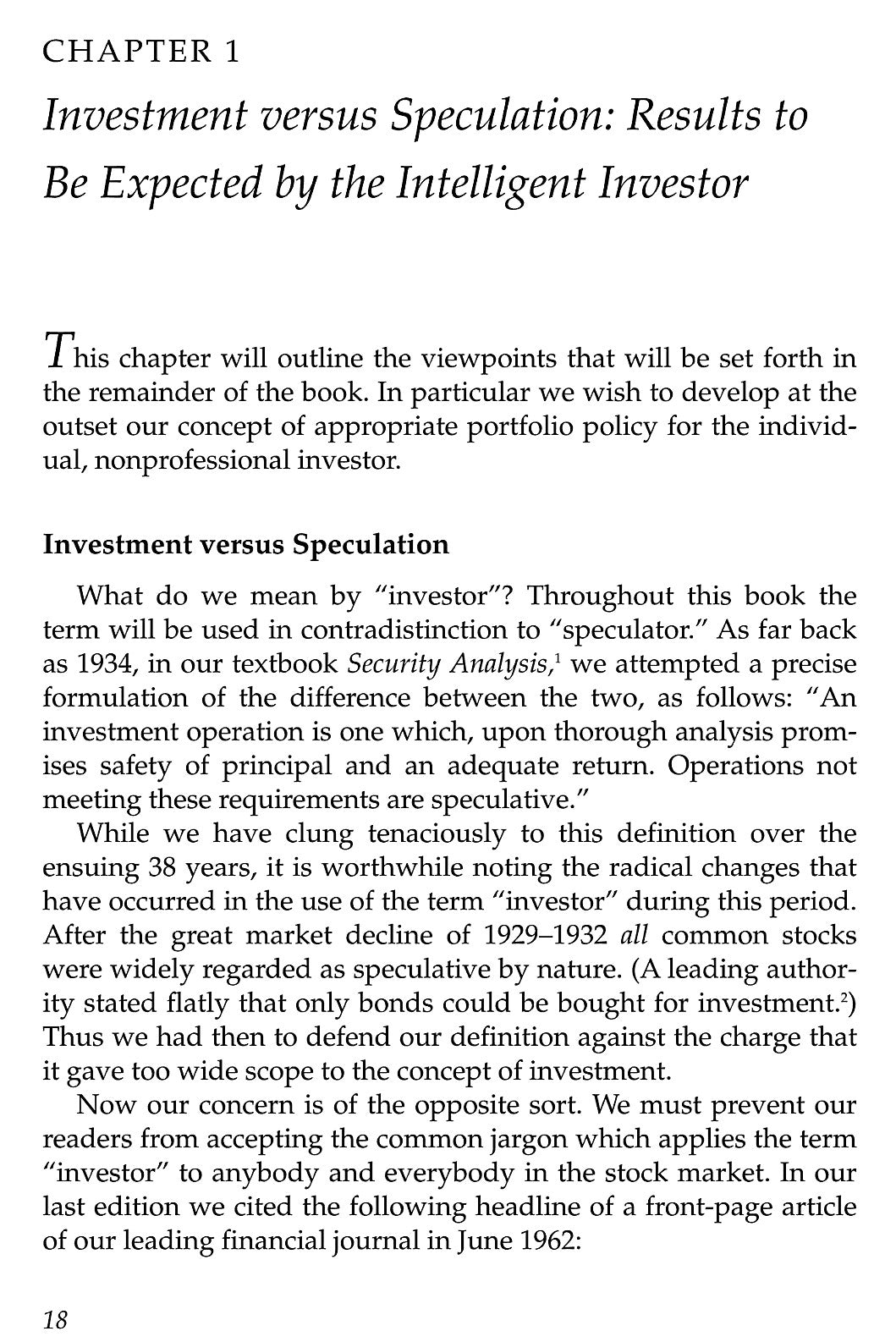 The Intelligent Investor by Benjamin Graham || Value Investor's Bible