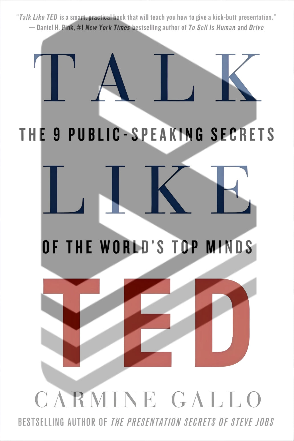 TALK like TED by Carmine Gallo the 9 Public Speaking Secrets Self Improvement Speech Eloquence English Book