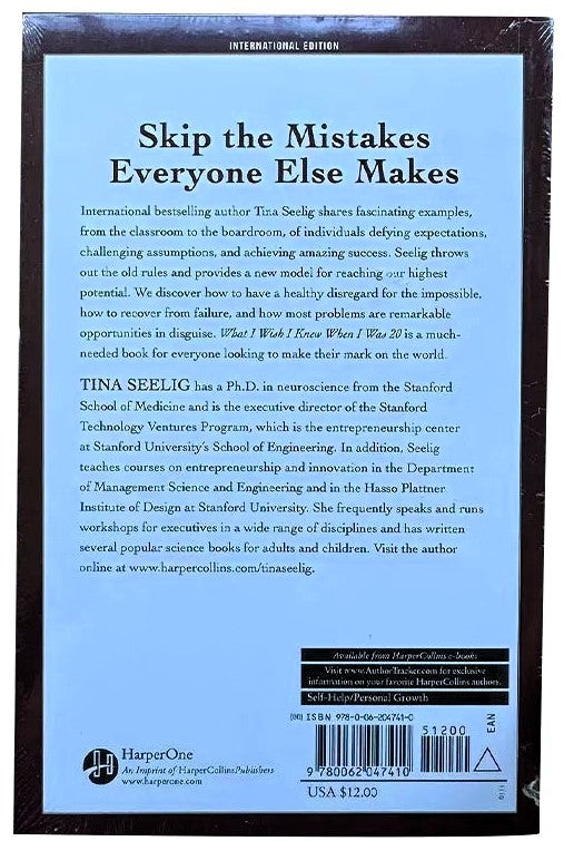 What I Wish I Knew When I Was 20 by Tina Seelig || Bestsellers