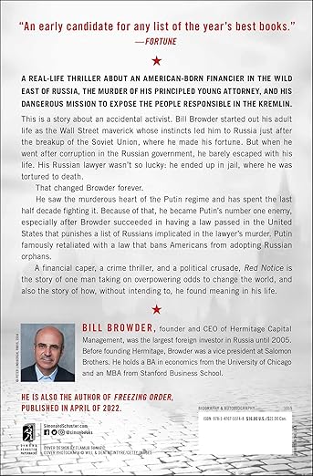 Red Notice by Bill Browder || True Crime Book of Russian Corruption 