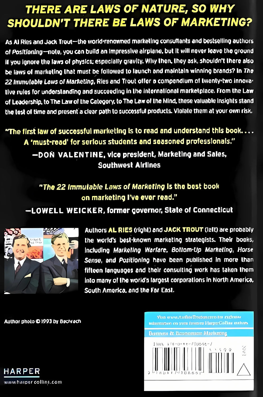 The 22 Immutable Laws of Marketing by Al Ries & Jack Trout || Business