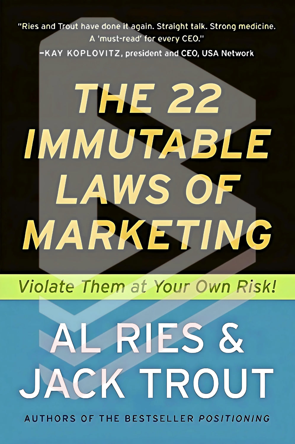 The 22 Immutable Laws of Marketing by Al Ries & Jack Trout || Business