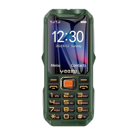 Rugged Cell-Phone Construction Mobile & Dual Ultra-Bright Flashlight by Yeemi