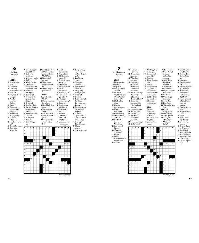 Hard as a Rock Crosswords- Super Hard by Stanley Newman