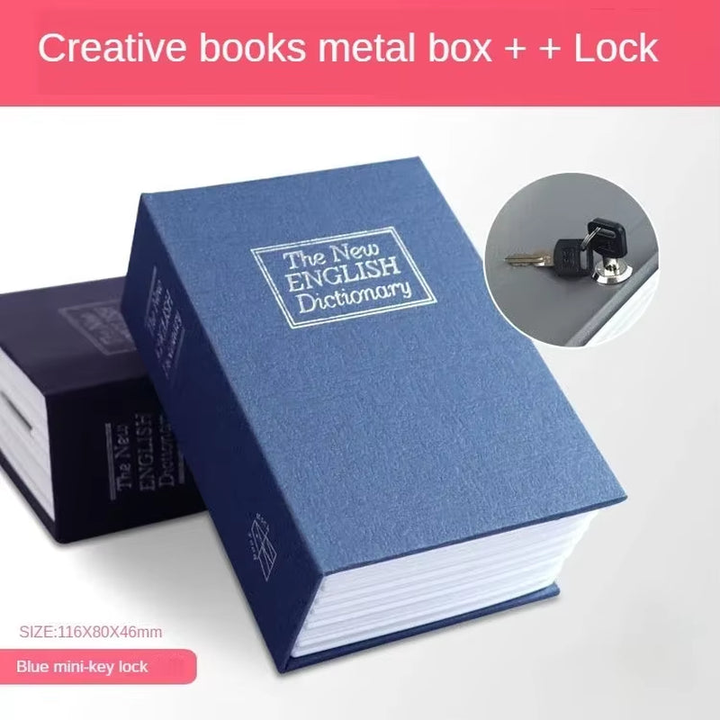 Dictionary Decoy Lock & Key Book Box Stash Spot 