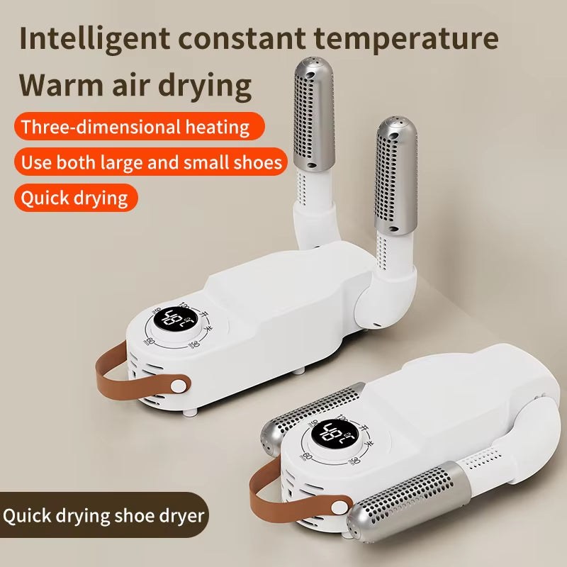 Smart-Timer Shoe-Boot Dry Rack | Sanitizing Quick-Kick Drying Station