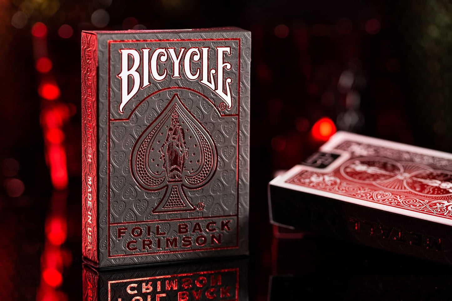 Metalluxe Red Playing Cards