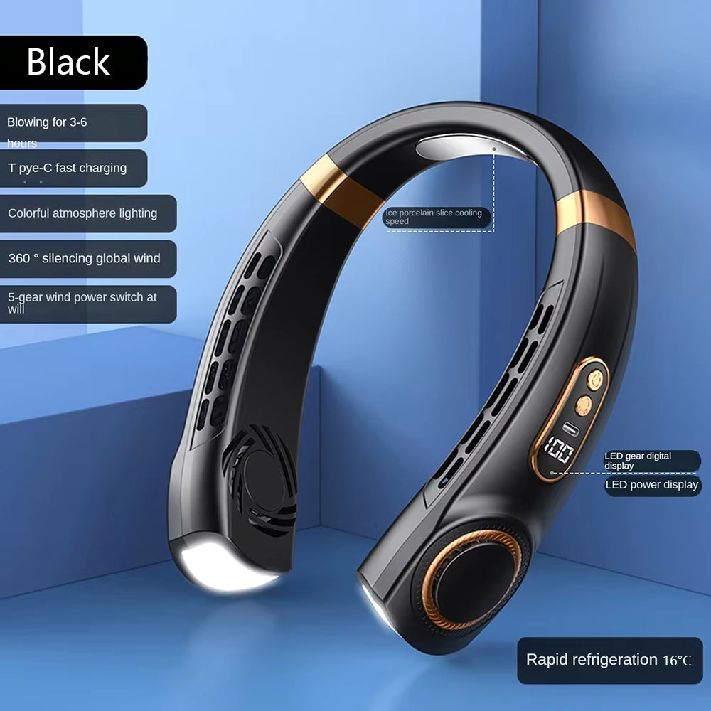 Alaska Blast Neck-Fan | LED & USB Charging