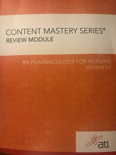 RN Pharmacology for Nursing Edition 8.0 by Assessment Technologies Institute (ATI)