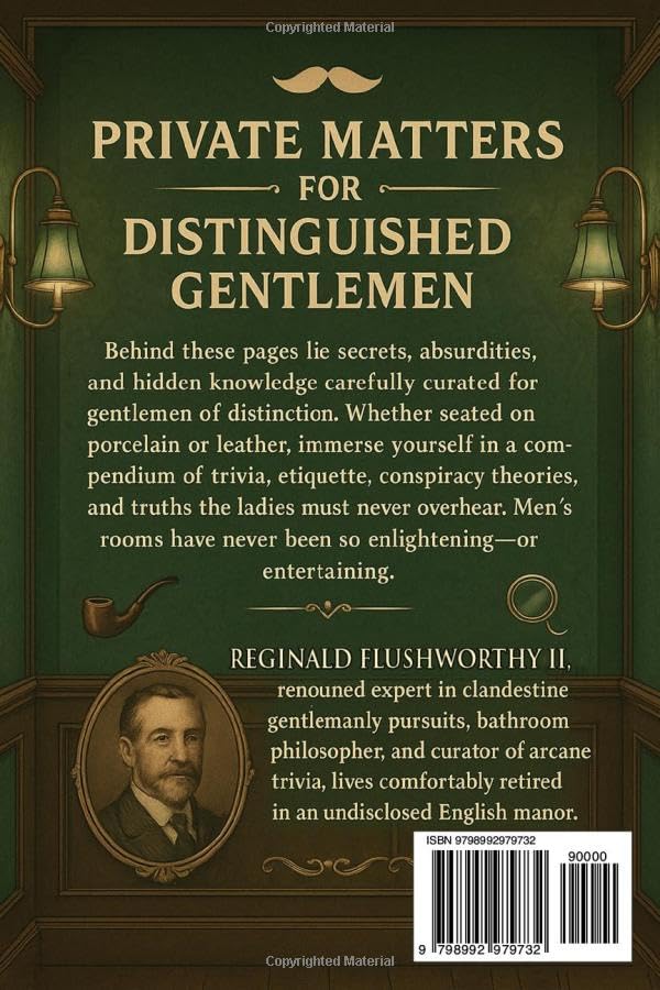 Men’s Club Bathroom Reader by Reginald Flushworthy II
