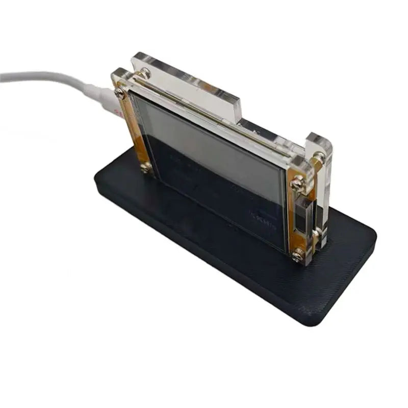 950KH/s NMMiner Bitcoin Solo Miner with 2.8-inch smart display and bracket.