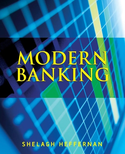 Book cover of 'Modern Banking' by Shelagh Heffernan with a blue and green abstract design.