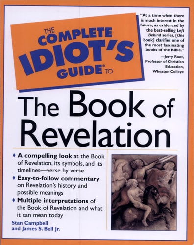 Book cover of 'The Complete Idiot's Guide to The Book of Revelation' with text and illustration.