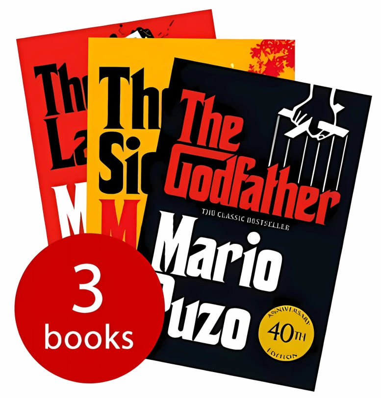 Mario Puzo's iconic novels of The Godfather Trilogy: The Godfather, The Last Don, The Sicilian