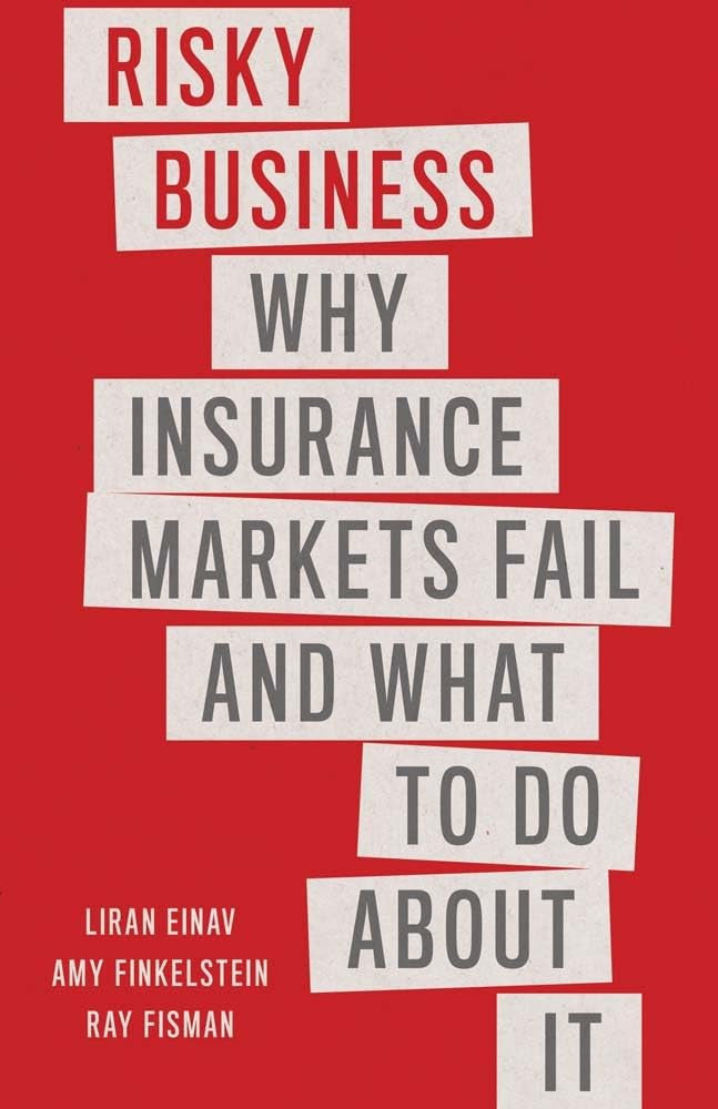 Book cover of 'Risky Business' with text on a red background