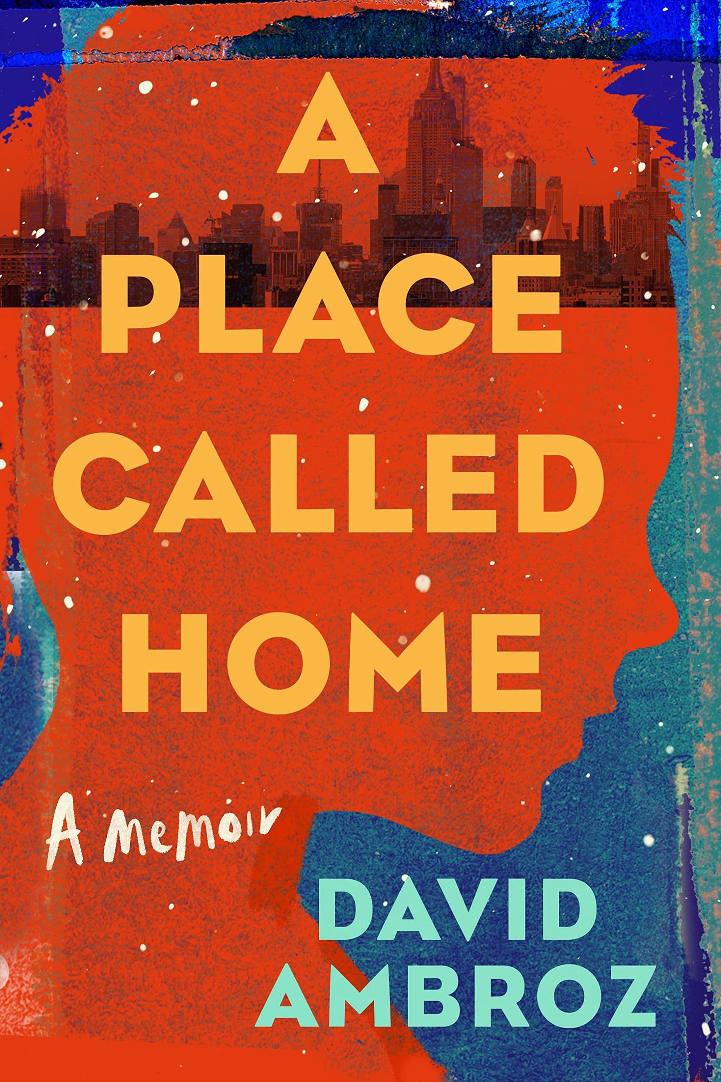Book cover of 'A Place Called Home' by David Ambroz with a cityscape and abstract design.