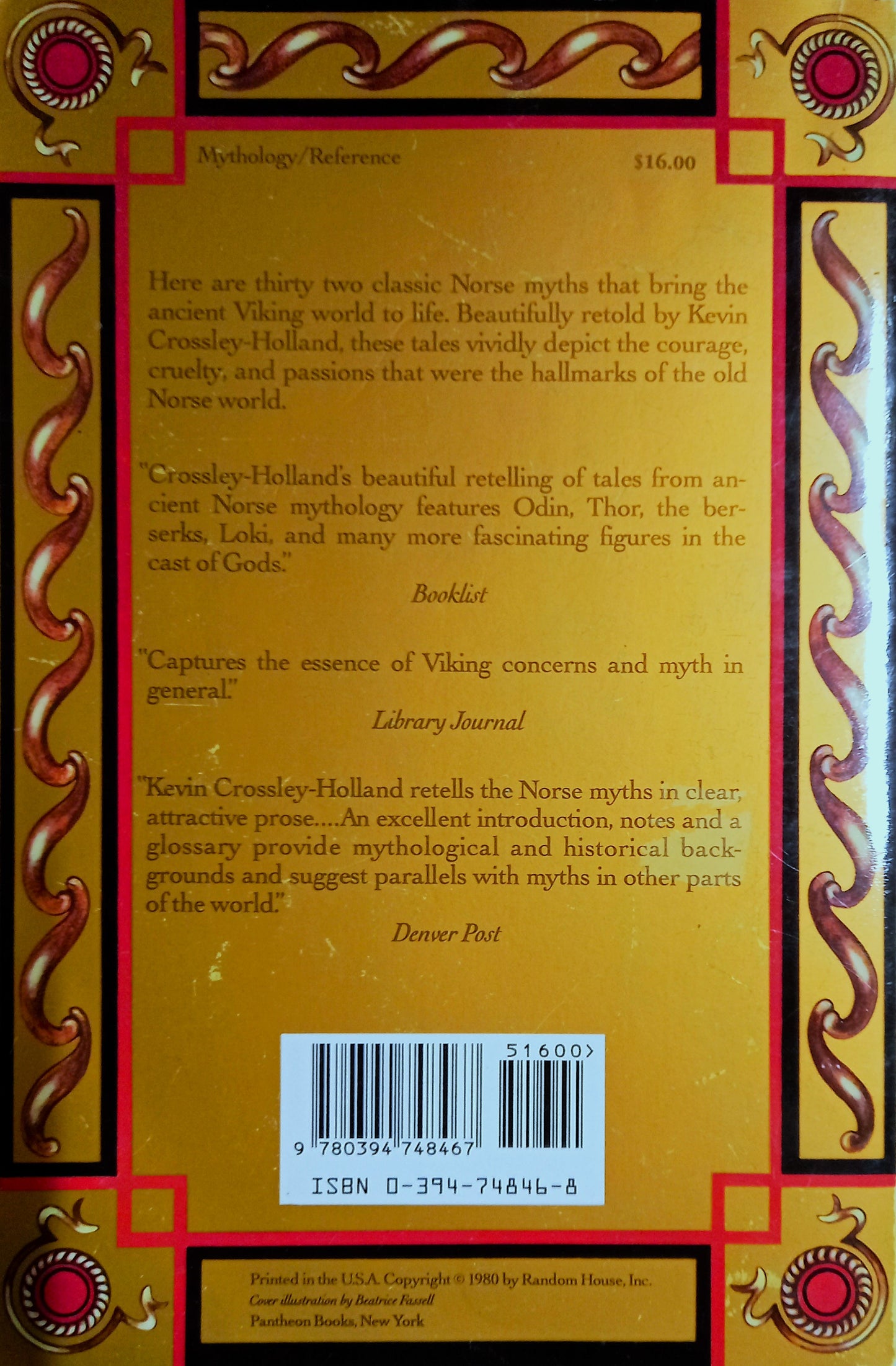 The Norse Myths by Kevin Crossley-Holland