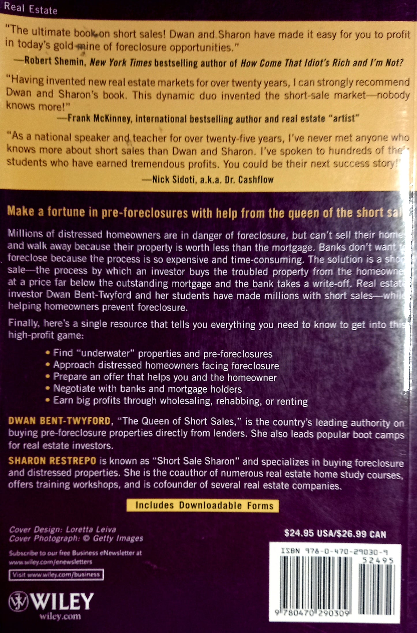 Short-Sale Pre-Foreclosure Investing by Dwan Bent-Twyford & Sharon Restrepo