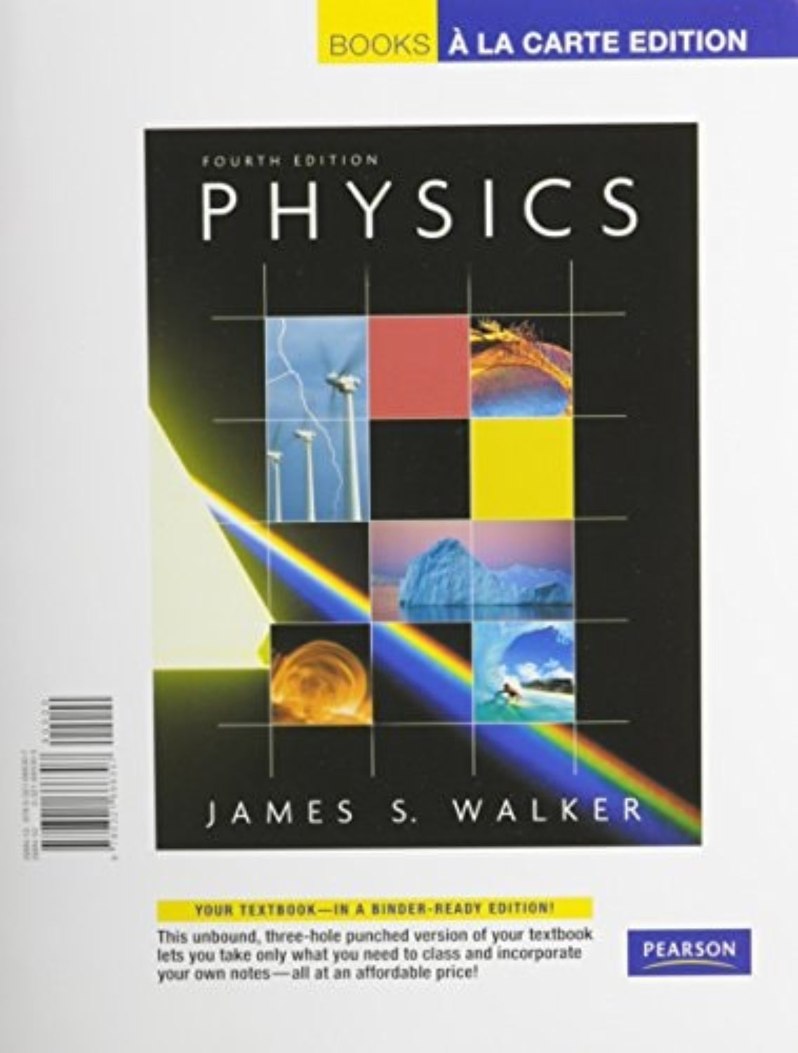 Book cover of 'Physics' by James S. Walker with Pearson logo