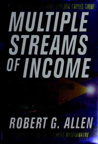 This image displays the cover of the book "Multiple Streams of Income: How to Generate a Lifetime of Unlimited Wealth!" by Robert G. Allen.