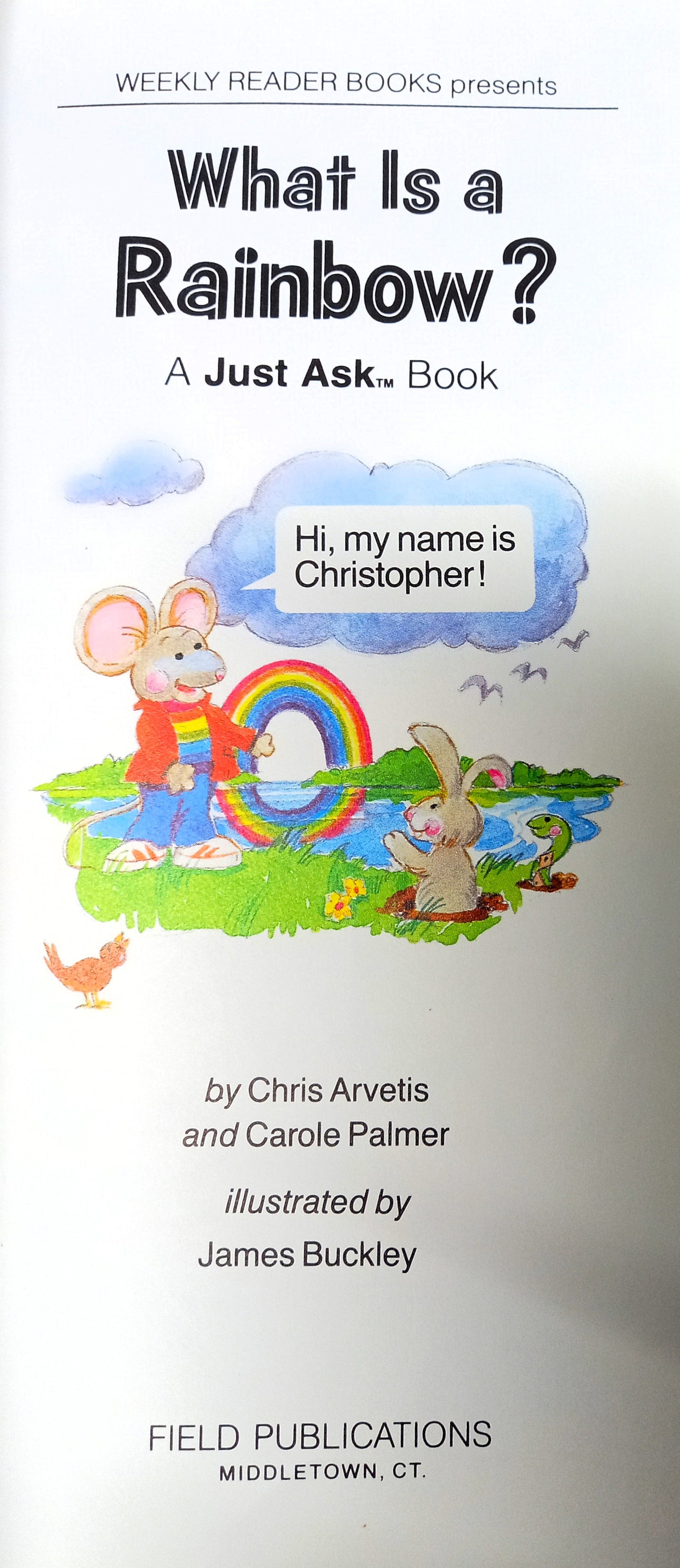 What Is A Rainbow? by Chris Arvetis & Carole Palmer