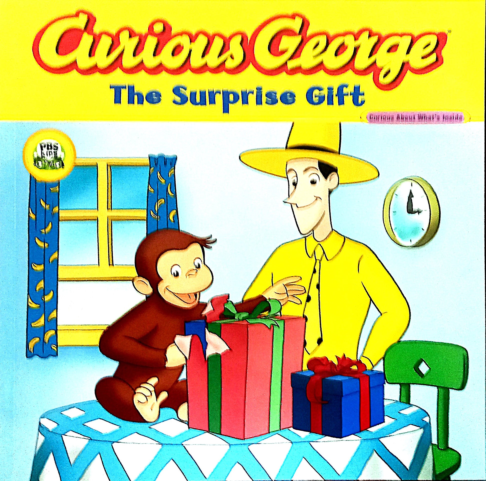 Front cover of Curious George: The Surprise by Gift H.A. Rey