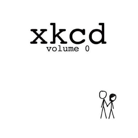 Cover of 'xkcd volume 0' with stick figure design on a white background