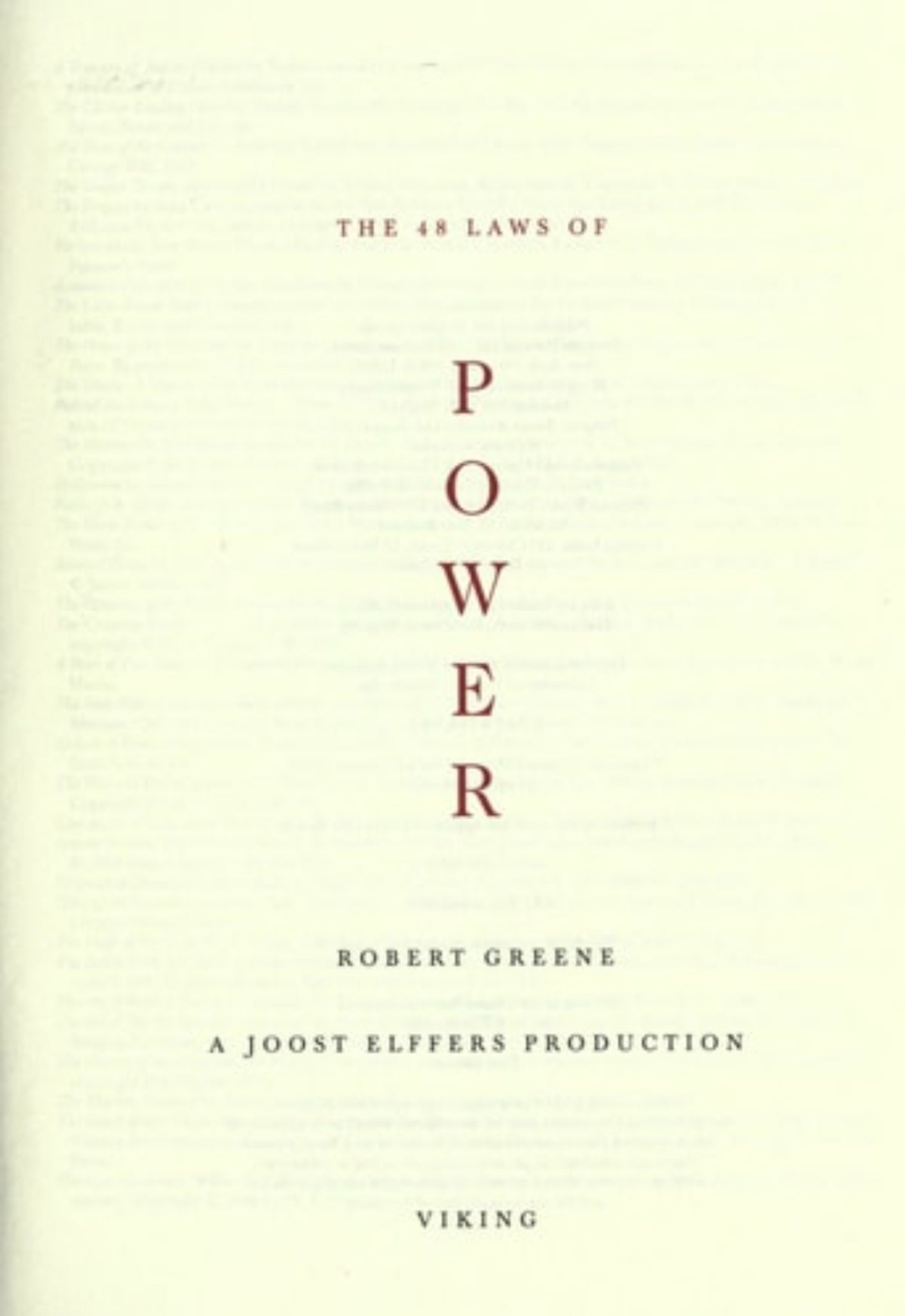 The 48 Laws of Power by Robert Greene | ISBN: 9780670881468 – Bust-Down ...