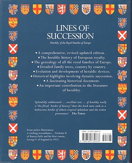 Lines Of Succession - Heraldry Of The Royal Families Of Europe