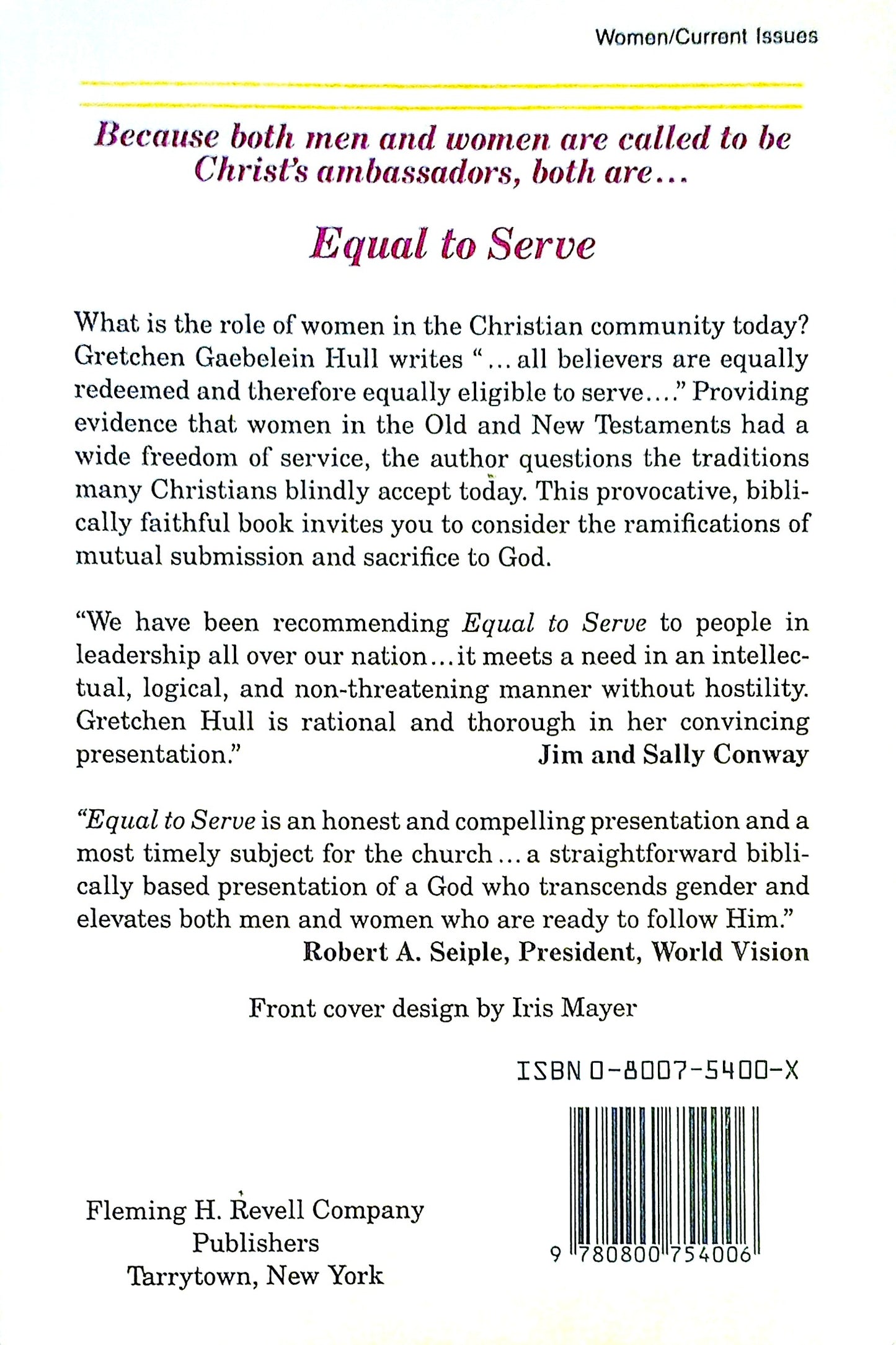 Equal to Serve by Gretchen Hull