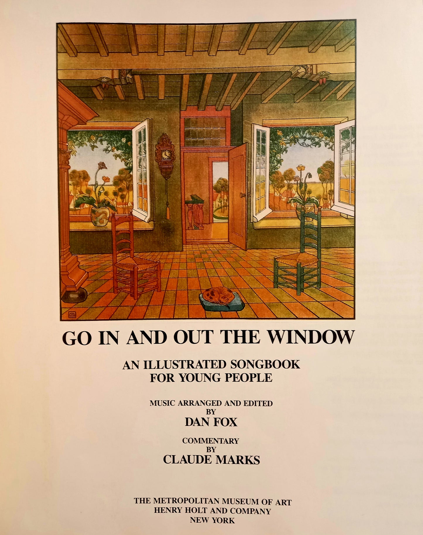 Go In and Out the Window: An Illustrated Songbook For Children by Dan Fox