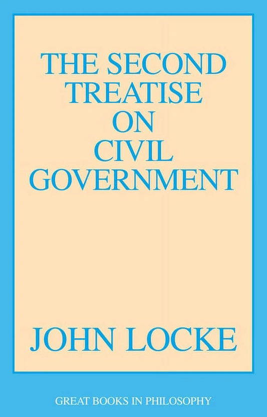 Cover of the book 'The Second Treatise on Civil Government' by John Locke, with the title and author name displayed.