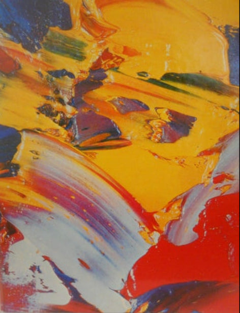 Book front cover of book "The Family Creative Workshop [Volume-11]: Music to Papier Mache" by Steven R. Schepp, from 24-volume set. Cover features an abstract painting with vibrant colors on a yellow background.